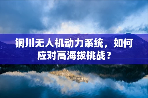 铜川无人机动力系统，如何应对高海拔挑战？