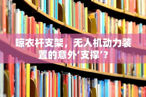 晾衣杆支架，无人机动力装置的意外‘支撑’？