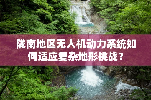 陇南地区无人机动力系统如何适应复杂地形挑战？