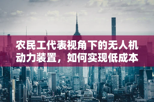 农民工代表视角下的无人机动力装置，如何实现低成本高效能？