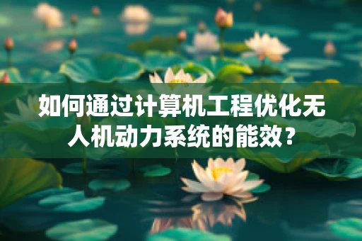 如何通过计算机工程优化无人机动力系统的能效？