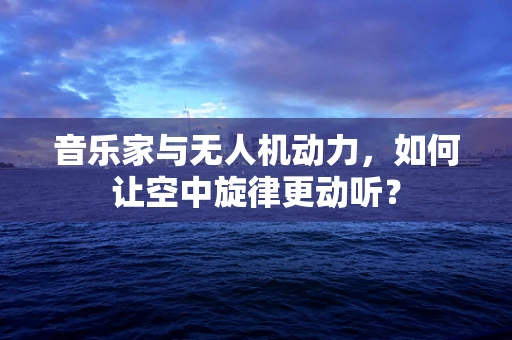 音乐家与无人机动力，如何让空中旋律更动听？