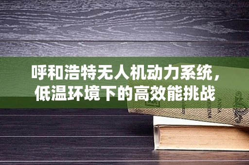 呼和浩特无人机动力系统，低温环境下的高效能挑战