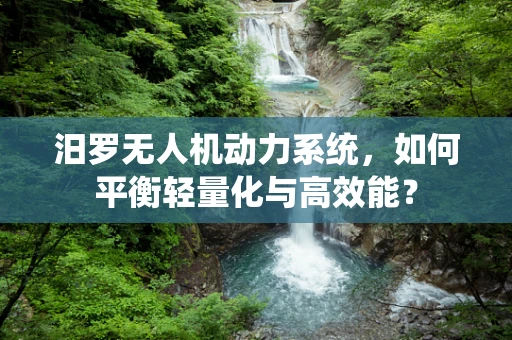 汨罗无人机动力系统，如何平衡轻量化与高效能？