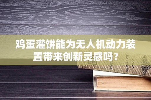 鸡蛋灌饼能为无人机动力装置带来创新灵感吗？