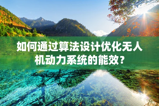 如何通过算法设计优化无人机动力系统的能效？