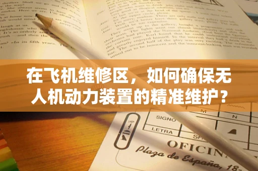 在飞机维修区，如何确保无人机动力装置的精准维护？